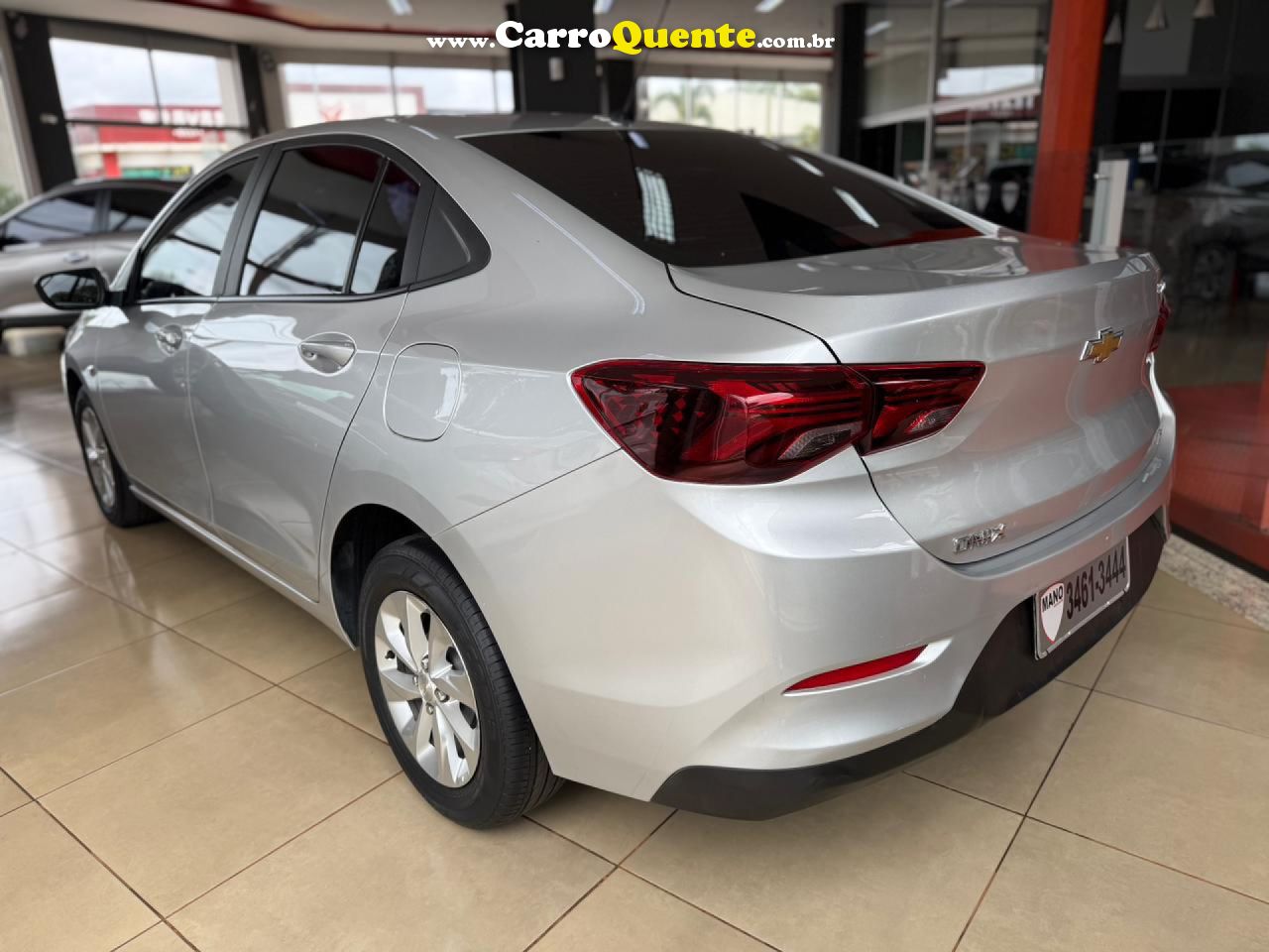 CHEVROLET   ONIX SEDAN PLUS LT 1.0 12V TB FLEX MEC.   PRATA 2023 1.0T FLEX - Loja
