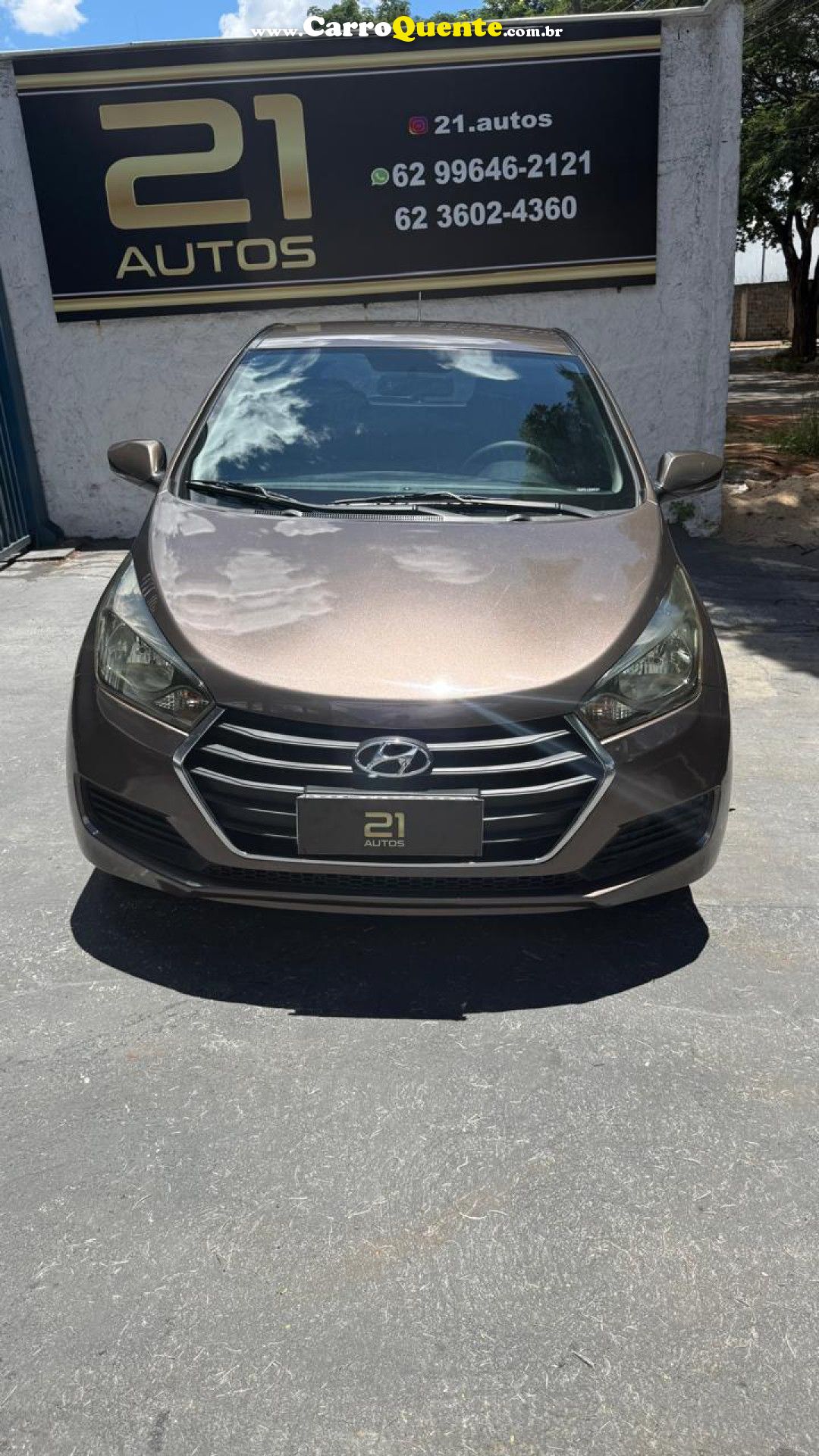 HYUNDAI   HB20 C.C.PLUSC.STYLE 1.6 FLEX 16V MEC.   MARROM 2016 1.6 FLEX - Loja
