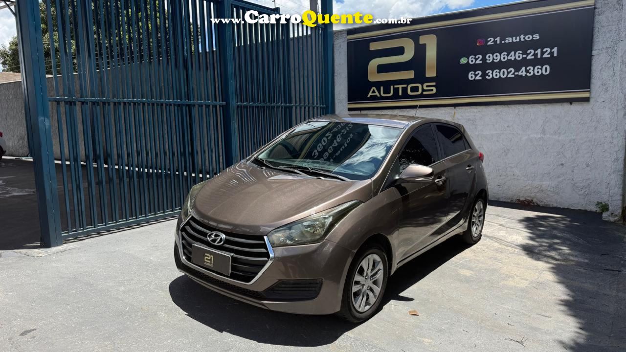 HYUNDAI   HB20 C.C.PLUSC.STYLE 1.6 FLEX 16V MEC.   MARROM 2016 1.6 FLEX - Loja