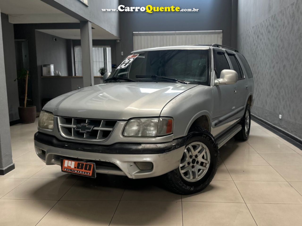 CHEVROLET   S10 BLAZER 2.4 MPFI 8V 128CV 4P   PRATA 2000 2.4 GASOLINA - Loja