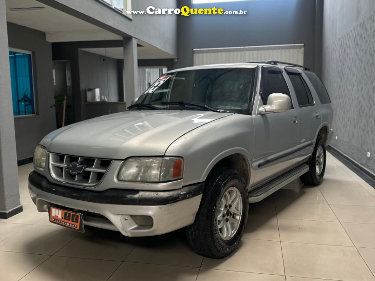 CHEVROLET   S10 BLAZER 2.4 MPFI 8V 128CV 4P   PRATA 2000 2.4 GASOLINA - Loja