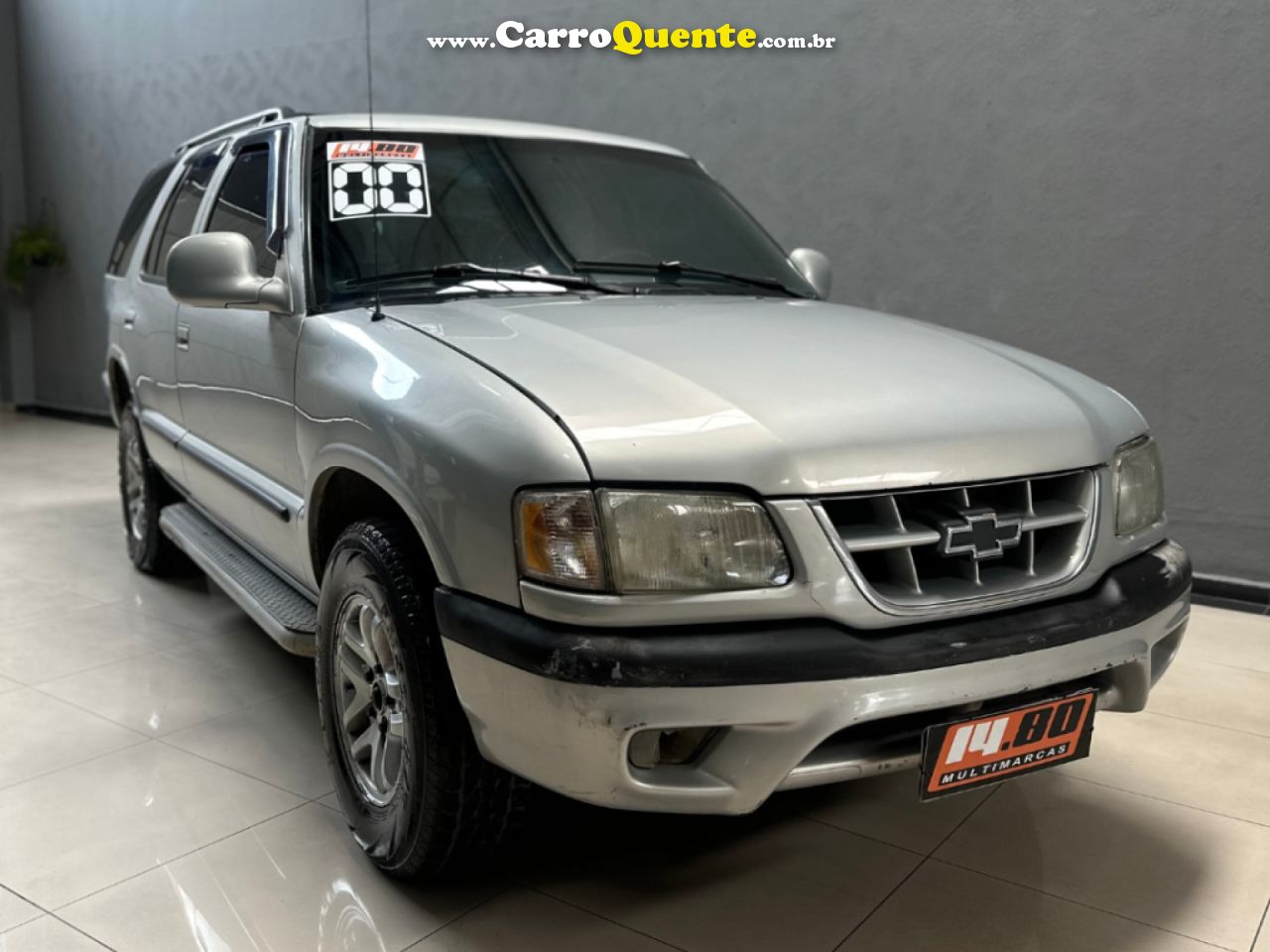 CHEVROLET   S10 BLAZER 2.4 MPFI 8V 128CV 4P   PRATA 2000 2.4 GASOLINA - Loja