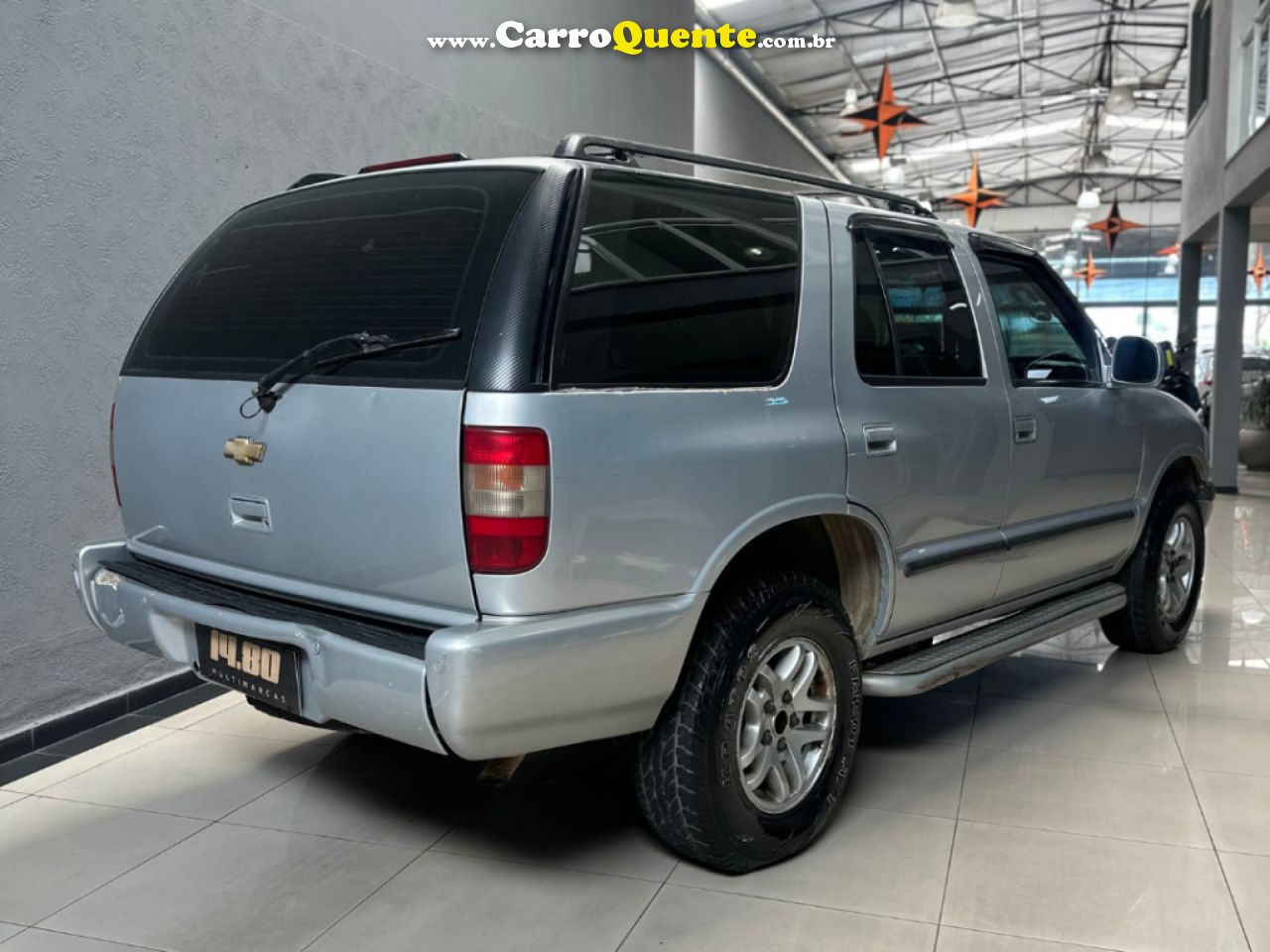 CHEVROLET   S10 BLAZER 2.4 MPFI 8V 128CV 4P   PRATA 2000 2.4 GASOLINA - Loja