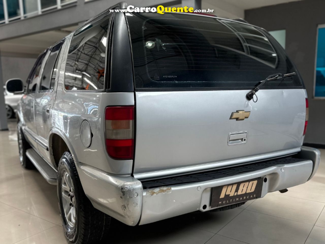 CHEVROLET   S10 BLAZER 2.4 MPFI 8V 128CV 4P   PRATA 2000 2.4 GASOLINA - Loja