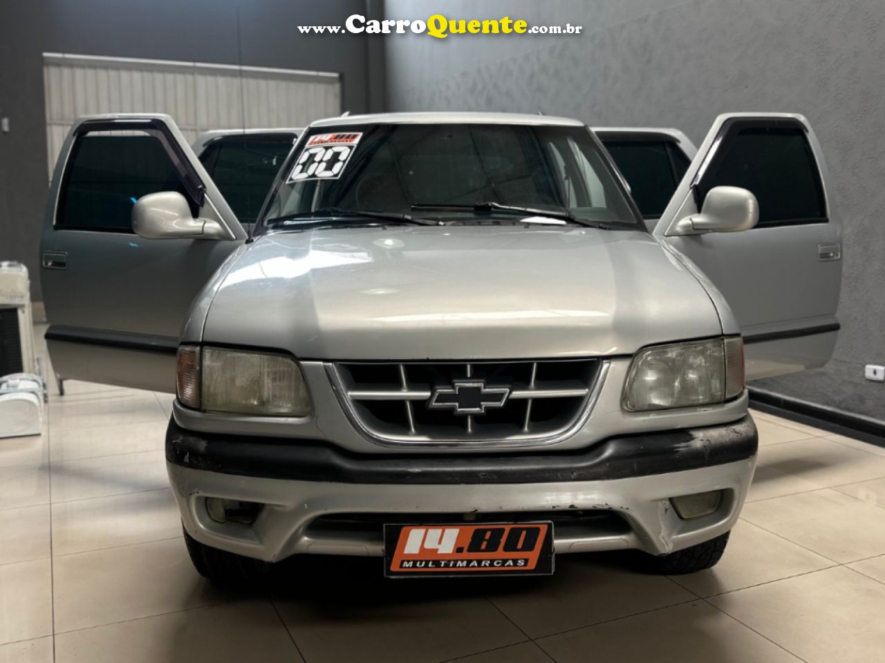 CHEVROLET   S10 BLAZER 2.4 MPFI 8V 128CV 4P   PRATA 2000 2.4 GASOLINA - Loja