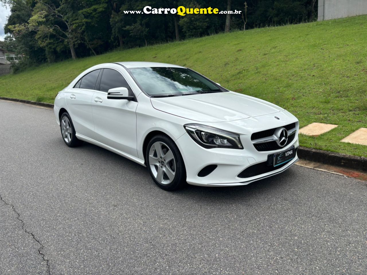 MERCEDES-BENZ   CLA 180 1.6 CGI GASOLINA 7G-DCT   BRANCO 2018 1.6 GASOLINA - Loja