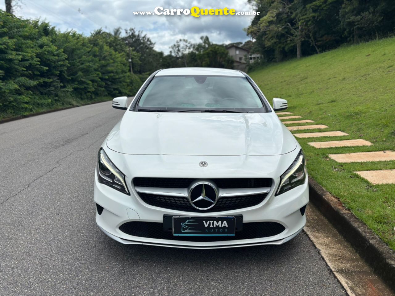 MERCEDES-BENZ   CLA 180 1.6 CGI GASOLINA 7G-DCT   BRANCO 2018 1.6 GASOLINA - Loja