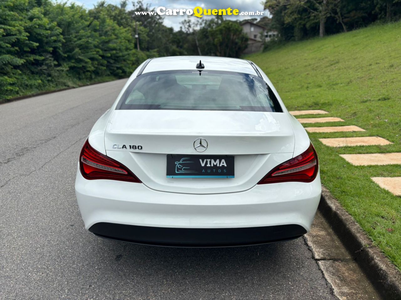 MERCEDES-BENZ   CLA 180 1.6 CGI GASOLINA 7G-DCT   BRANCO 2018 1.6 GASOLINA - Loja
