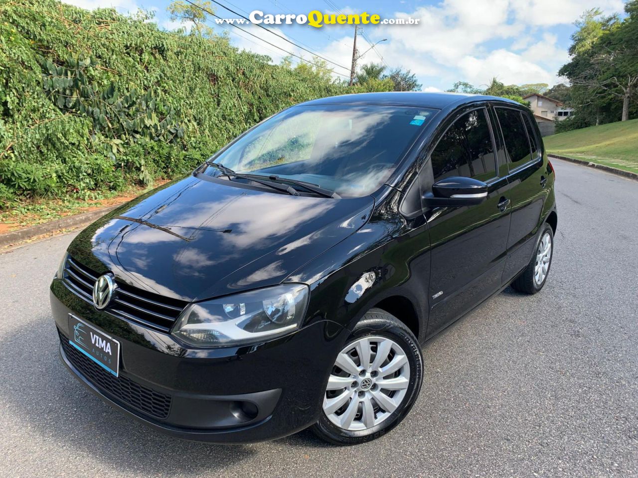 VOLKSWAGEN   FOX 1.6 MI TOTAL FLEX 8V 5P   PRETO 2013 1.6 FLEX - Loja