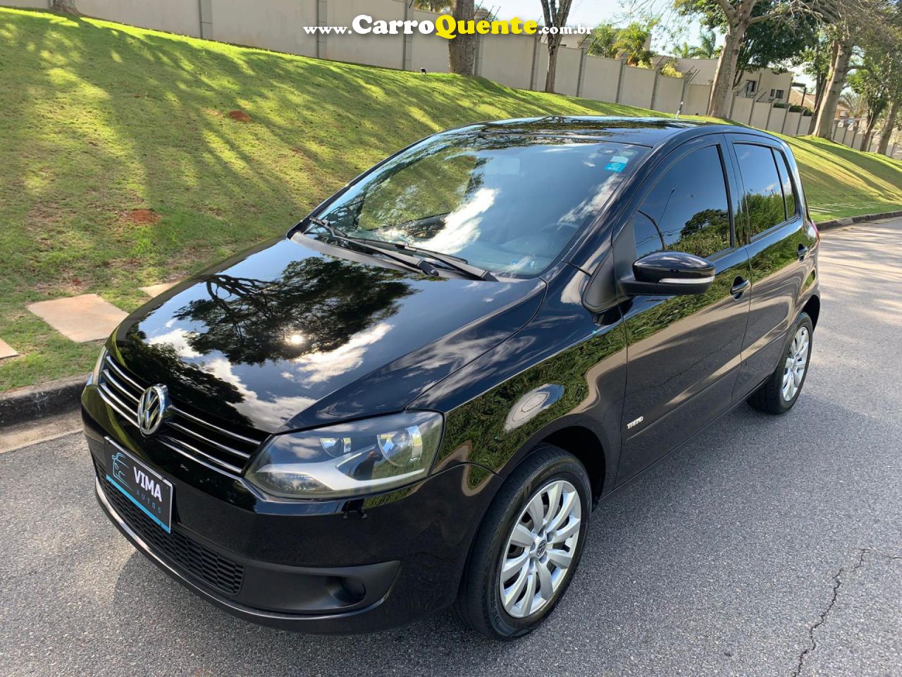 VOLKSWAGEN   FOX 1.6 MI TOTAL FLEX 8V 5P   PRETO 2013 1.6 FLEX - Loja