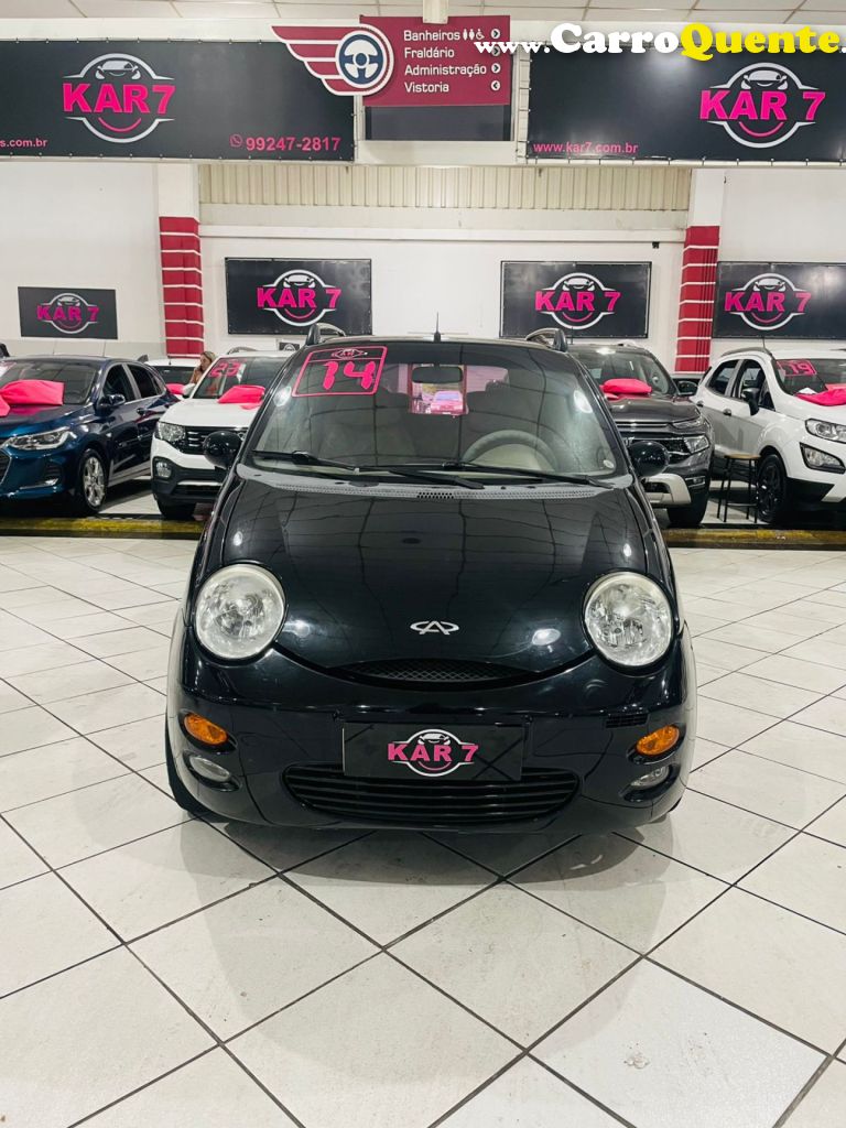 CHERY   QQ 1.11.0 12V 69CV 5P   PRETO 2014 1.0 GASOLINA - Loja