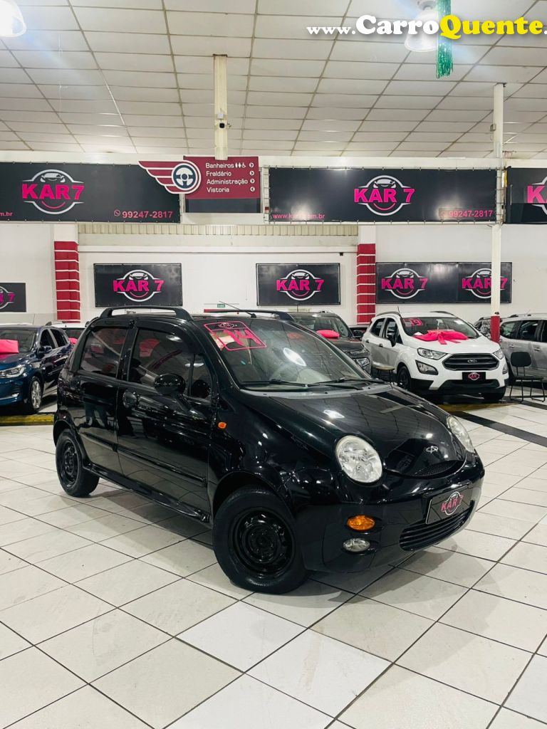 CHERY   QQ 1.11.0 12V 69CV 5P   PRETO 2014 1.0 GASOLINA - Loja