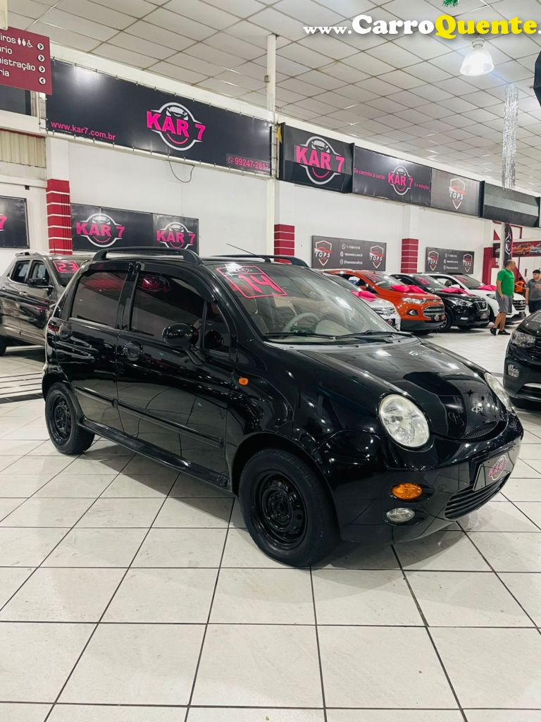 CHERY   QQ 1.11.0 12V 69CV 5P   PRETO 2014 1.0 GASOLINA - Loja