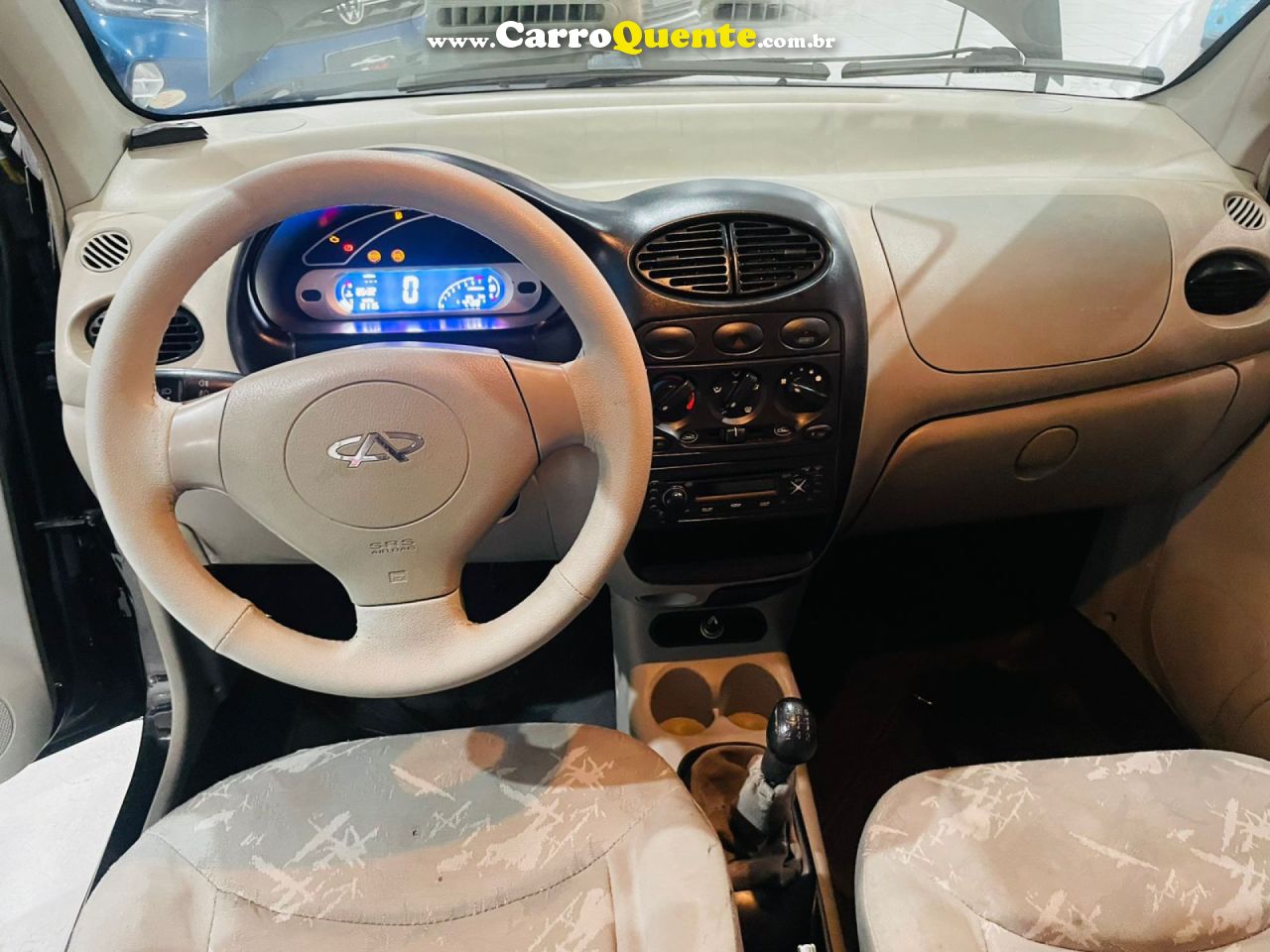 CHERY   QQ 1.11.0 12V 69CV 5P   PRETO 2014 1.0 GASOLINA - Loja