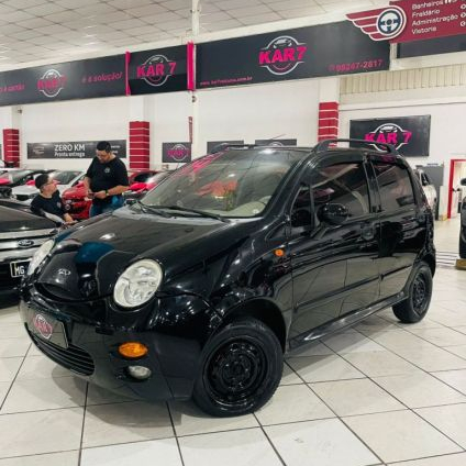 CHERY   QQ 1.11.0 12V 69CV 5P   PRETO 2014 1.0 GASOLINA