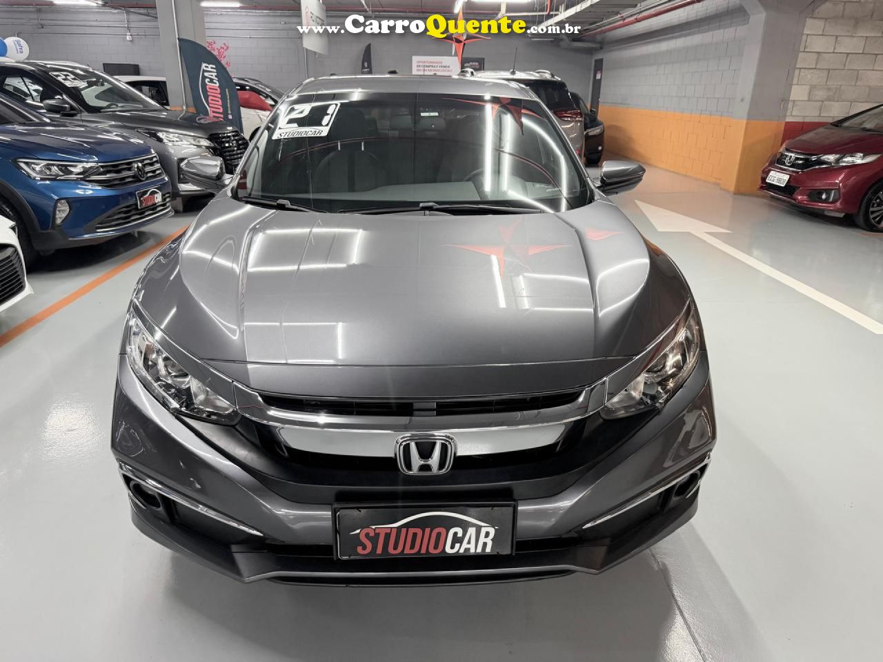 HONDA   CIVIC SEDAN EX 2.0 FLEX 16V AUT.4P   CINZA 2021 2.0 FLEX - Loja