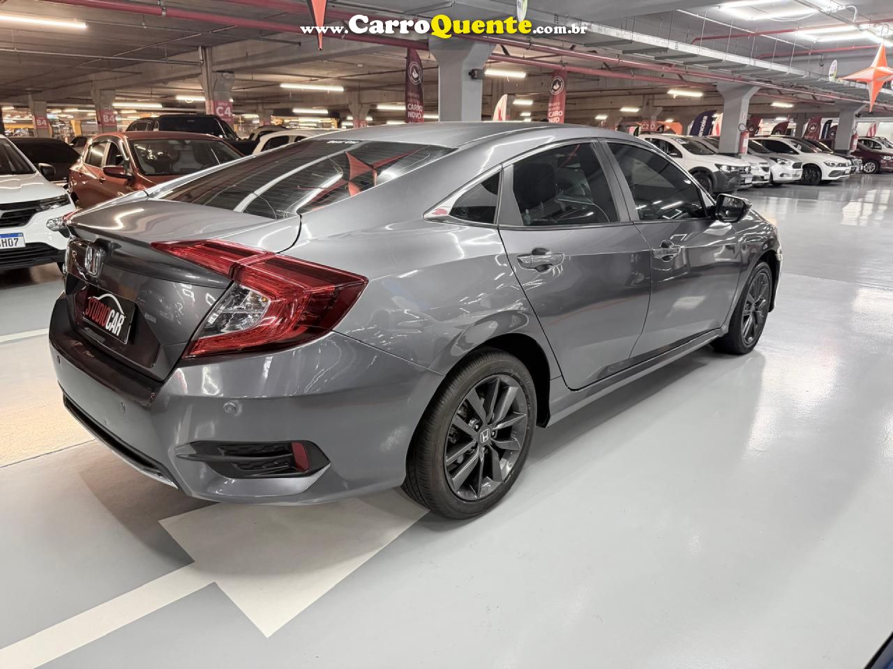 HONDA   CIVIC SEDAN EX 2.0 FLEX 16V AUT.4P   CINZA 2021 2.0 FLEX - Loja