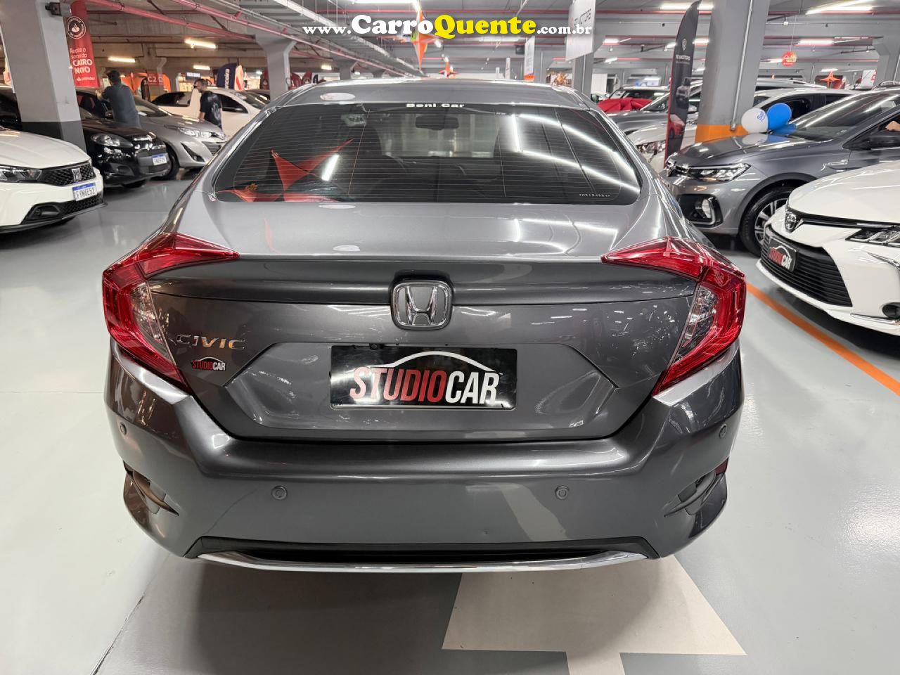 HONDA   CIVIC SEDAN EX 2.0 FLEX 16V AUT.4P   CINZA 2021 2.0 FLEX - Loja
