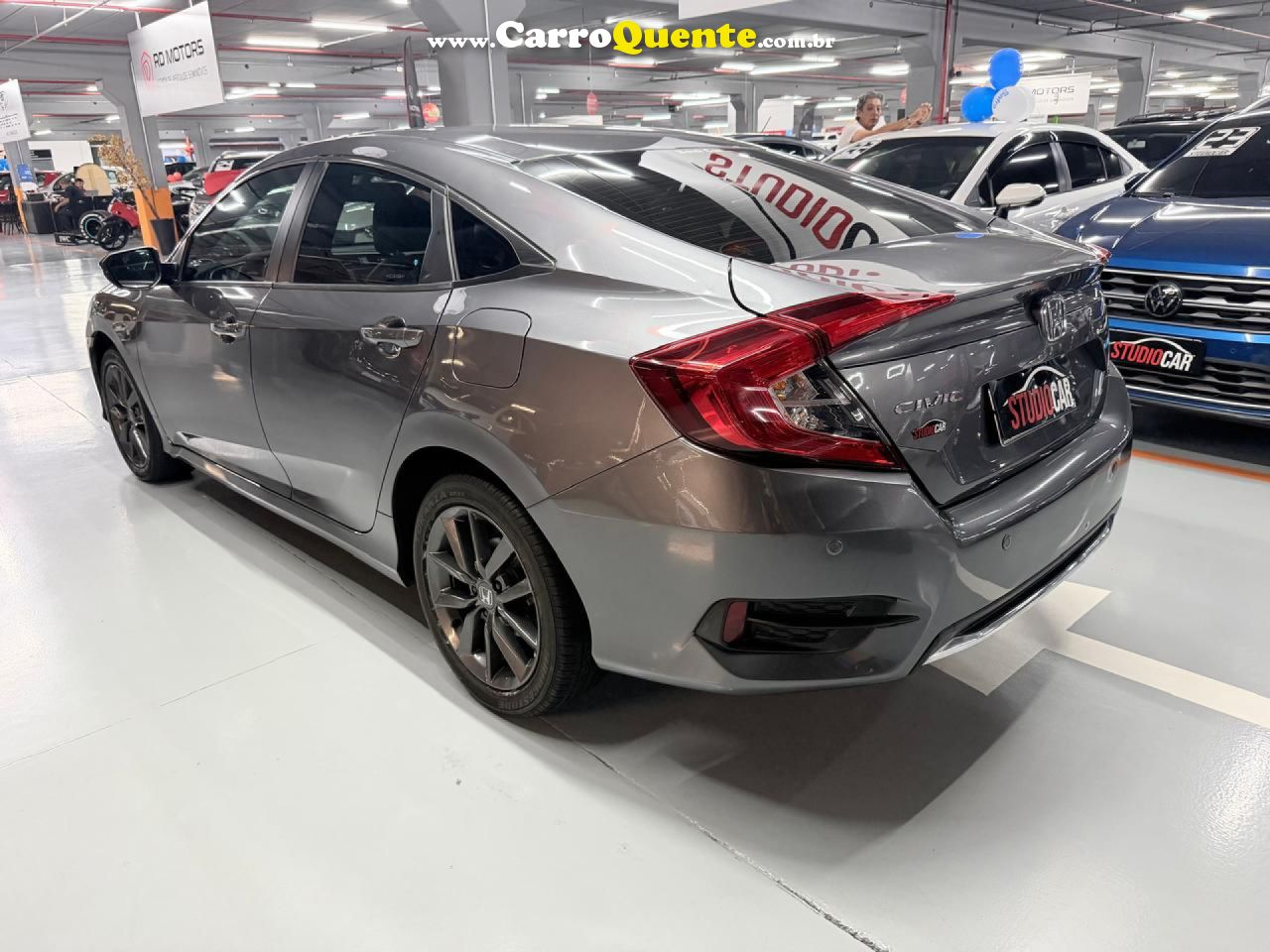 HONDA   CIVIC SEDAN EX 2.0 FLEX 16V AUT.4P   CINZA 2021 2.0 FLEX - Loja