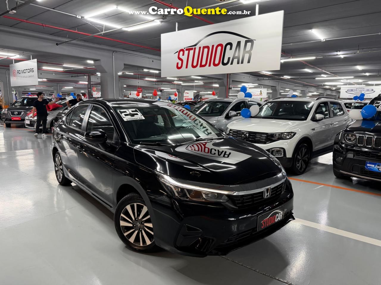 HONDA   CITY SEDAN LX 1.5 FLEX 16V 4P AUT.   PRETO 2025 1.5 FLEX - Loja