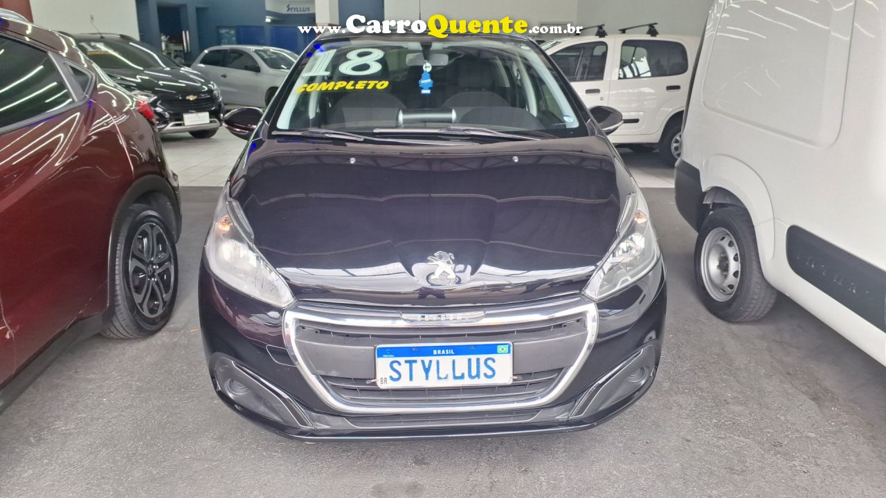 PEUGEOT   208 ACTIVE 1.2 FLEX 12V 5P MEC.   PRETO 2018 1.2 FLEX - Loja