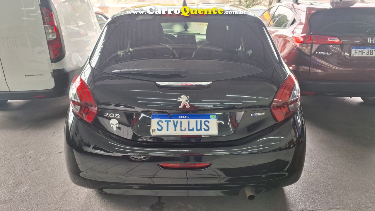 PEUGEOT   208 ACTIVE 1.2 FLEX 12V 5P MEC.   PRETO 2018 1.2 FLEX - Loja