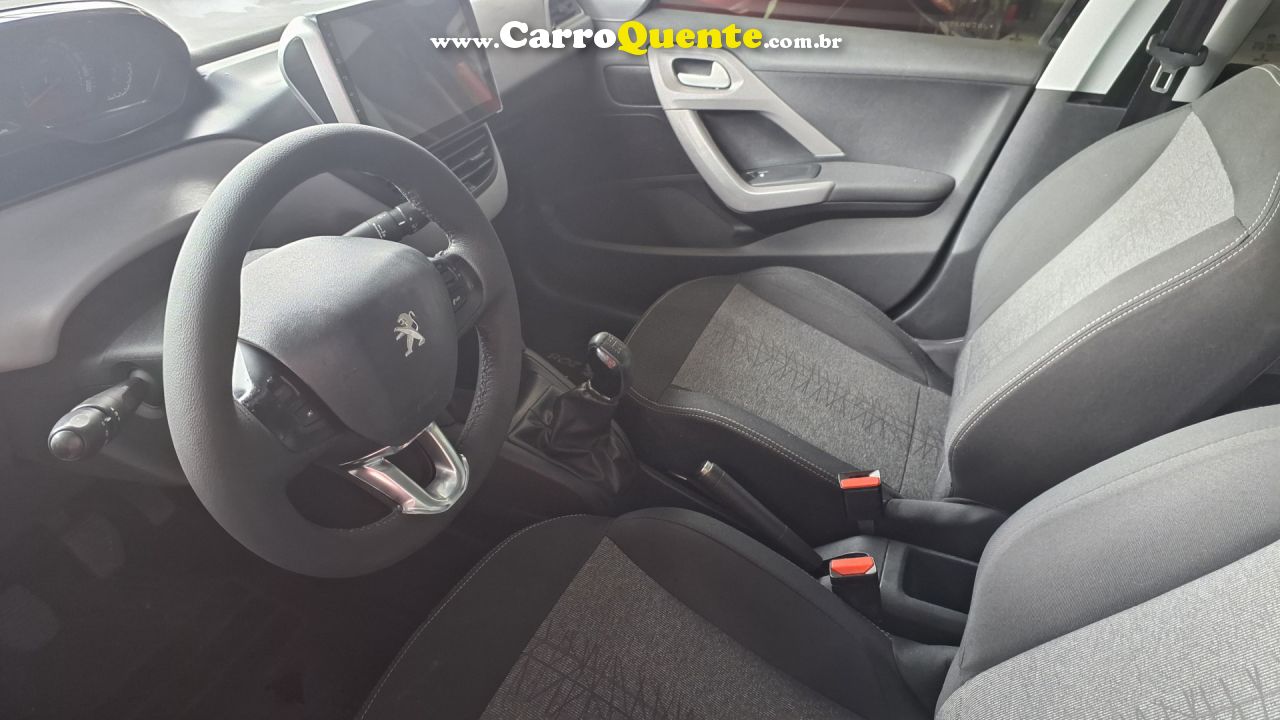 PEUGEOT   208 ACTIVE 1.2 FLEX 12V 5P MEC.   PRETO 2018 1.2 FLEX - Loja