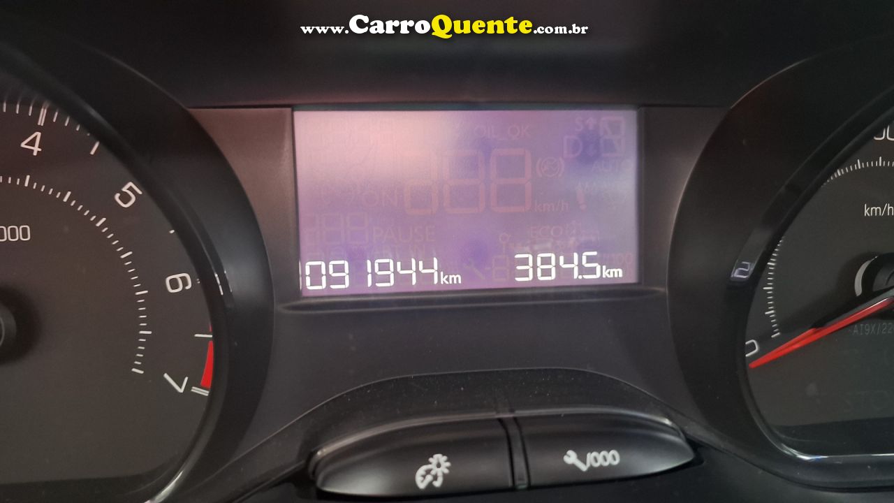 PEUGEOT   208 ACTIVE 1.2 FLEX 12V 5P MEC.   PRETO 2018 1.2 FLEX - Loja