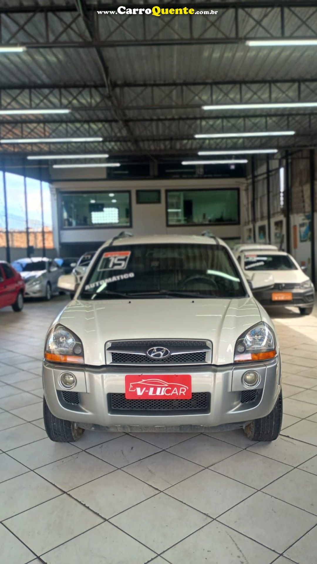 HYUNDAI   TUCSON 2.0 16V FLEX AUT.   BRANCO 2015 2.0 FLEX - Loja