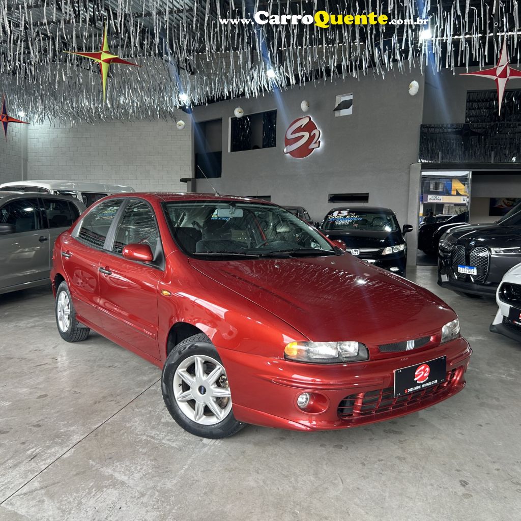 FIAT   BRAVA ELX  1.6 16V 4P   VERMELHO 2000 1.6 GASOLINA - Loja