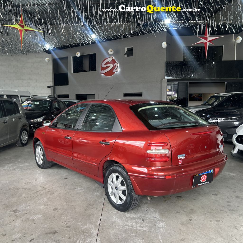 FIAT   BRAVA ELX  1.6 16V 4P   VERMELHO 2000 1.6 GASOLINA - Loja
