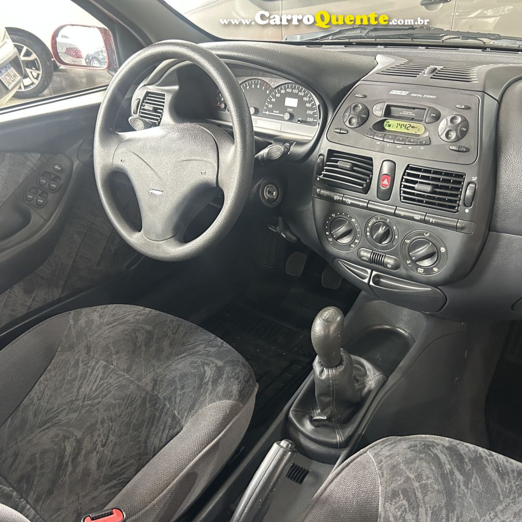 FIAT   BRAVA ELX  1.6 16V 4P   VERMELHO 2000 1.6 GASOLINA - Loja
