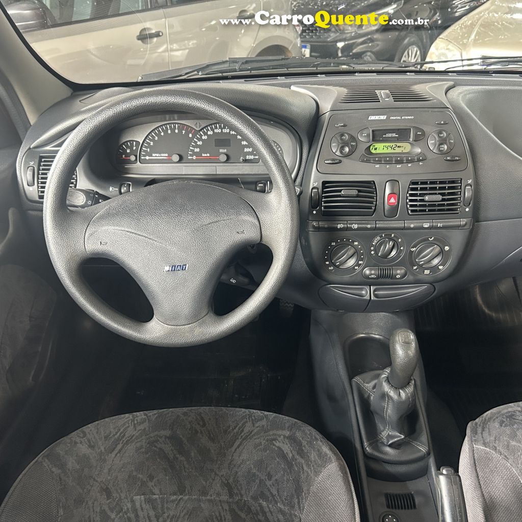 FIAT   BRAVA ELX  1.6 16V 4P   VERMELHO 2000 1.6 GASOLINA - Loja