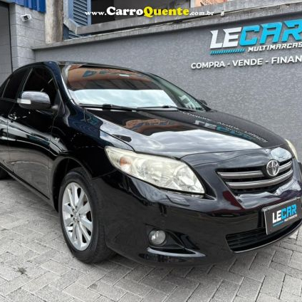 TOYOTA   COROLLA SE-G 1.81.8 FLEX 16V AUT.   PRETO 2010 1.8 FLEX