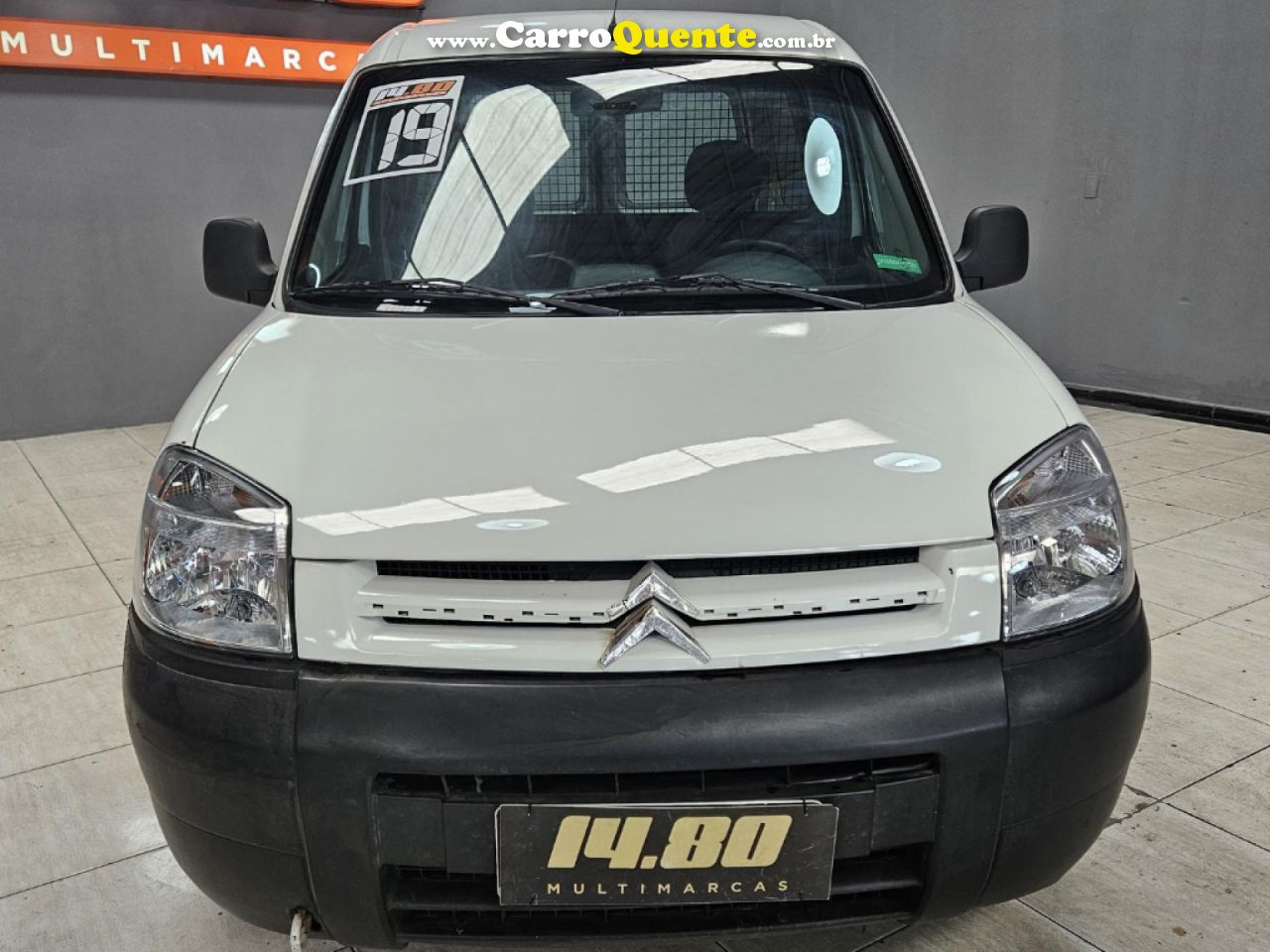 CITROËN   BERLINGO FURGÃO 1.6 16V FLEX 5P   BRANCO 2019 1.6 FLEX - Loja