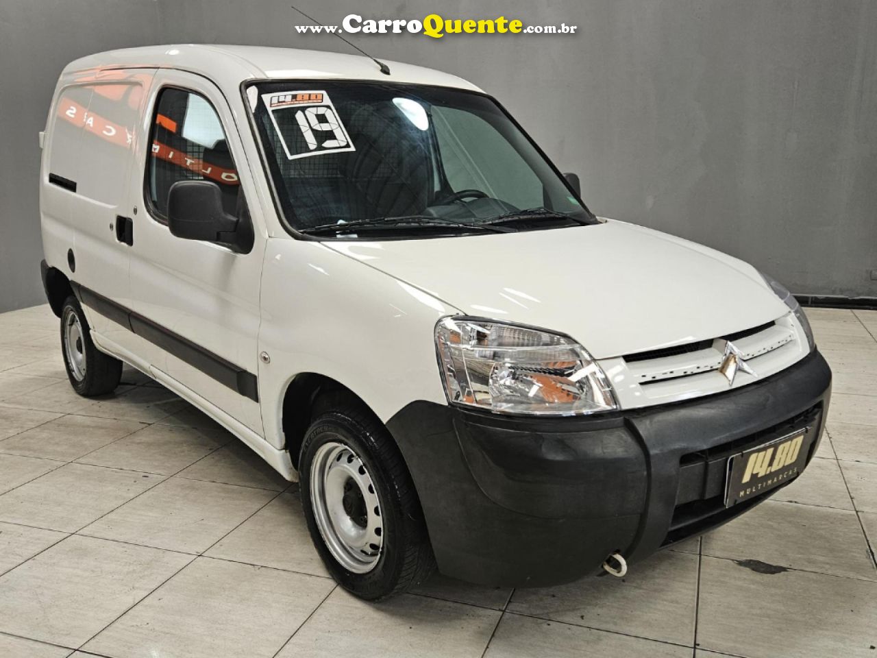 CITROËN   BERLINGO FURGÃO 1.6 16V FLEX 5P   BRANCO 2019 1.6 FLEX - Loja