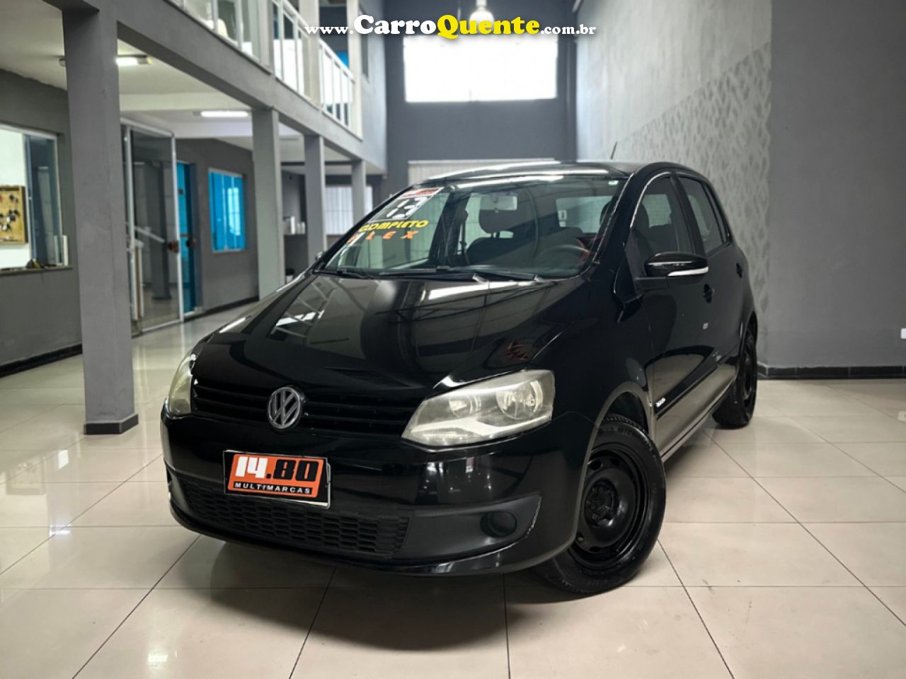 VOLKSWAGEN   FOX 1.0 MI TOTAL FLEX 8V 5P   PRETO 2013 1.0 FLEX - Loja