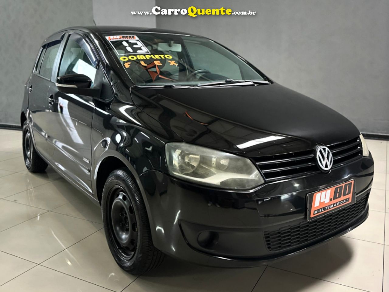 VOLKSWAGEN   FOX 1.0 MI TOTAL FLEX 8V 5P   PRETO 2013 1.0 FLEX - Loja