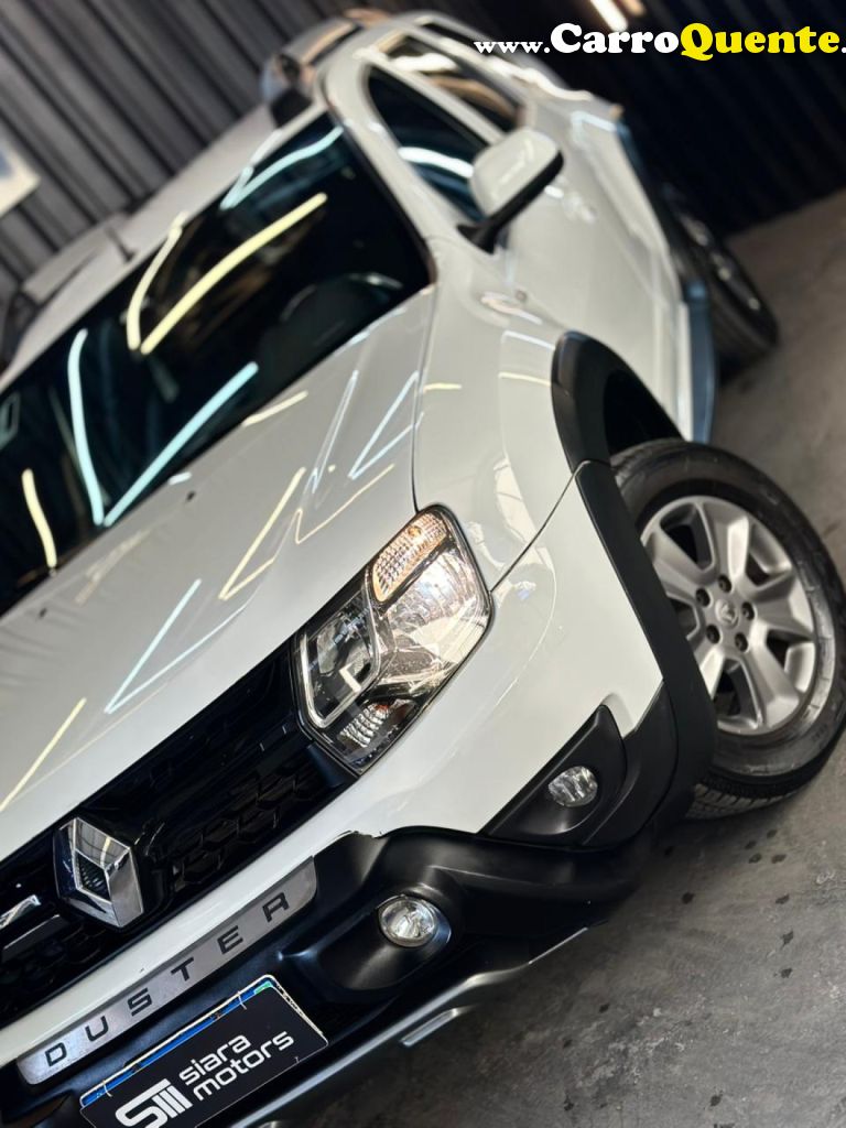 RENAULT   DUSTER DYNAMIQUE 1.6 FLEX 16V AUT.   BRANCO 2020 1.6 FLEX - Loja
