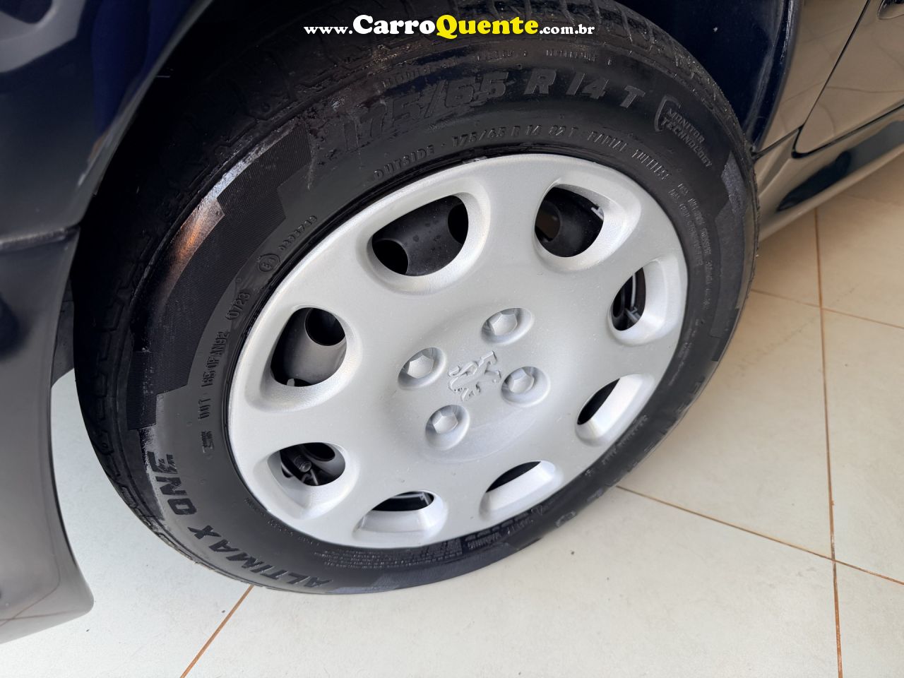 PEUGEOT   206 SENSATION 1.4 FLEX 8V 5P   PRETO 2008 1.4 FLEX - Loja