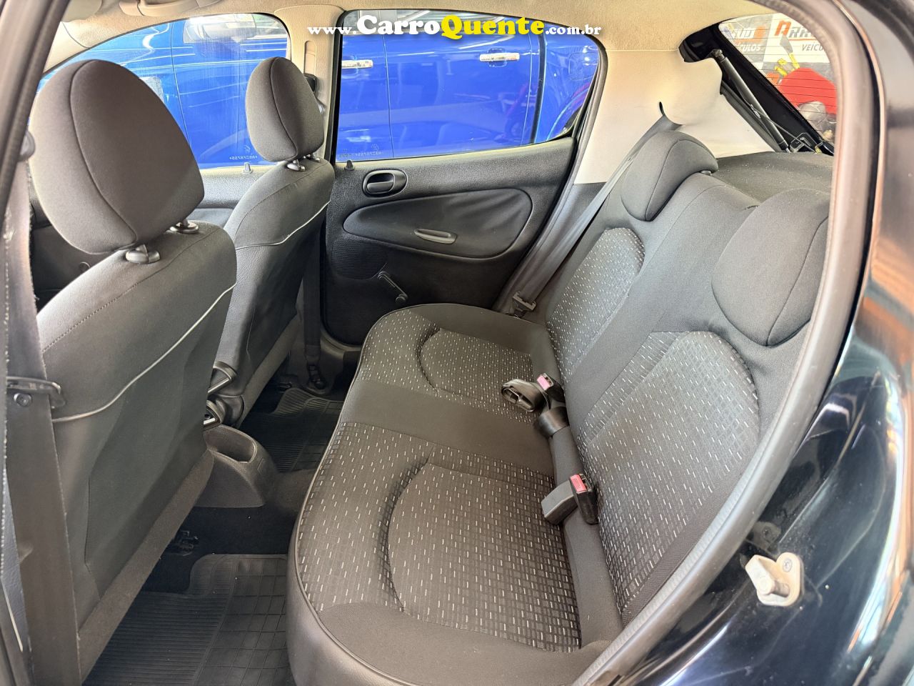PEUGEOT   206 SENSATION 1.4 FLEX 8V 5P   PRETO 2008 1.4 FLEX - Loja