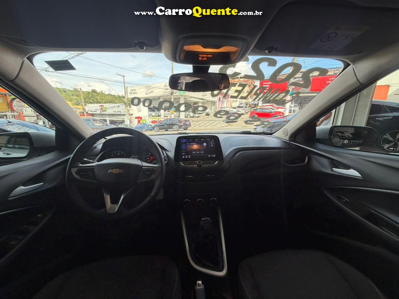 CHEVROLET   ONIX HATCH LT 1.0 12V FLEX 5P MEC.   PRATA 2023 1.0 FLEX - Loja