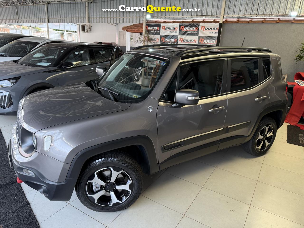 JEEP   RENEGADE TRAILHAWK 2.0 4X4 TB DIESEL AUT   CINZA 2019 2.0 DIESEL - Loja