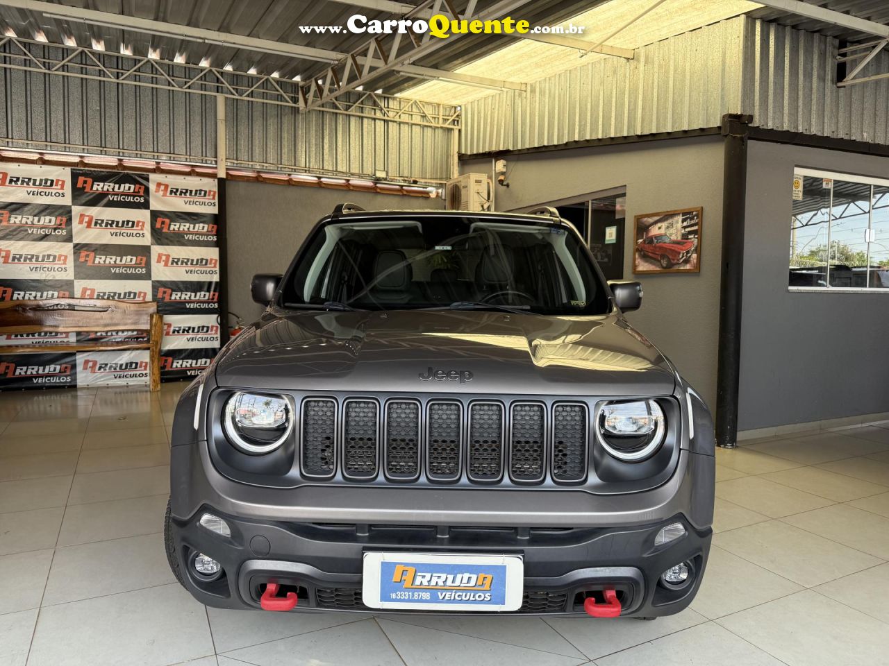 JEEP   RENEGADE TRAILHAWK 2.0 4X4 TB DIESEL AUT   CINZA 2019 2.0 DIESEL - Loja