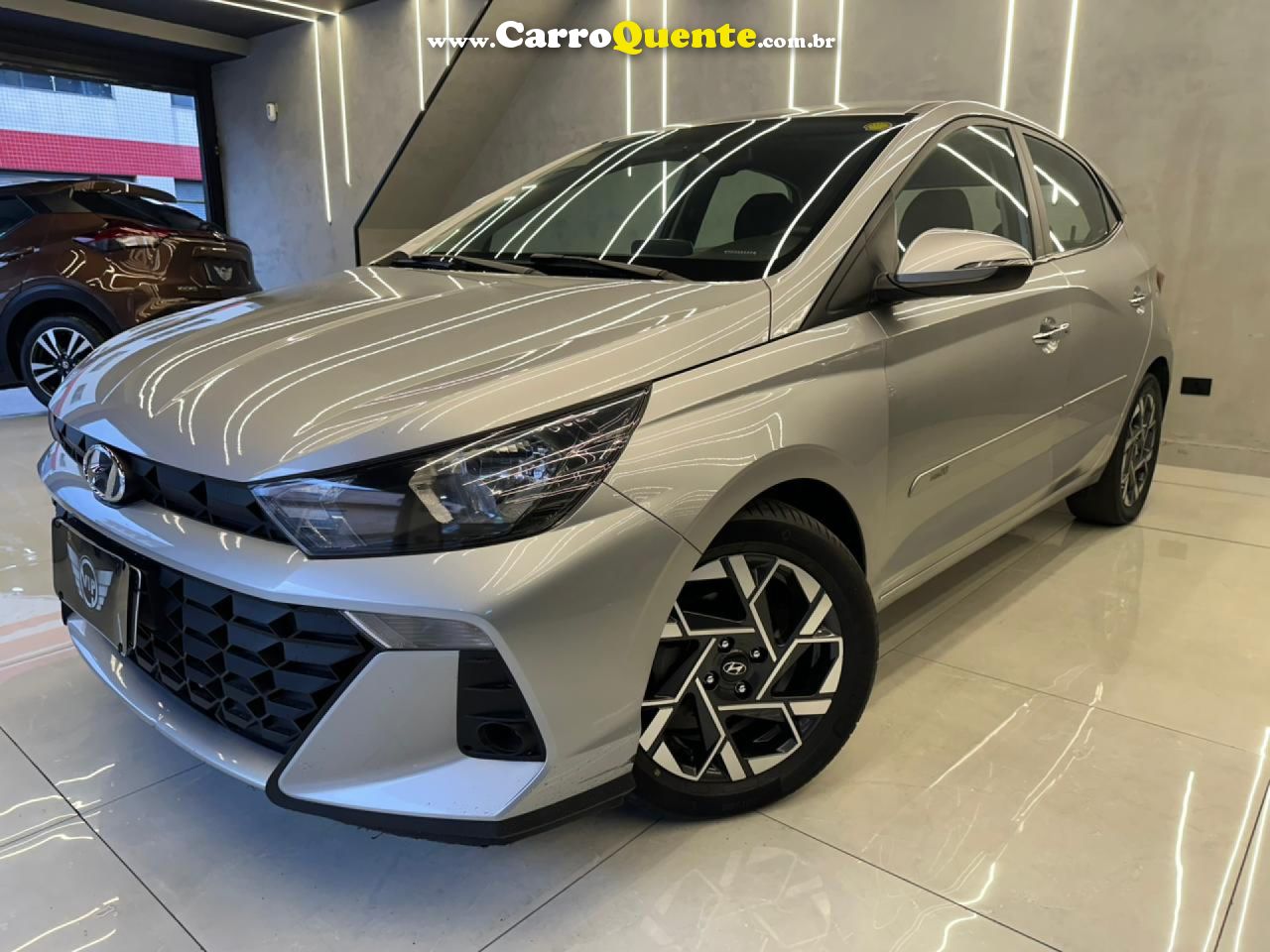 HYUNDAI   HB20 PLATINUM 1.0 TB FLEX 12V AUT.   PRATA 2023 1.0 FLEX - Loja