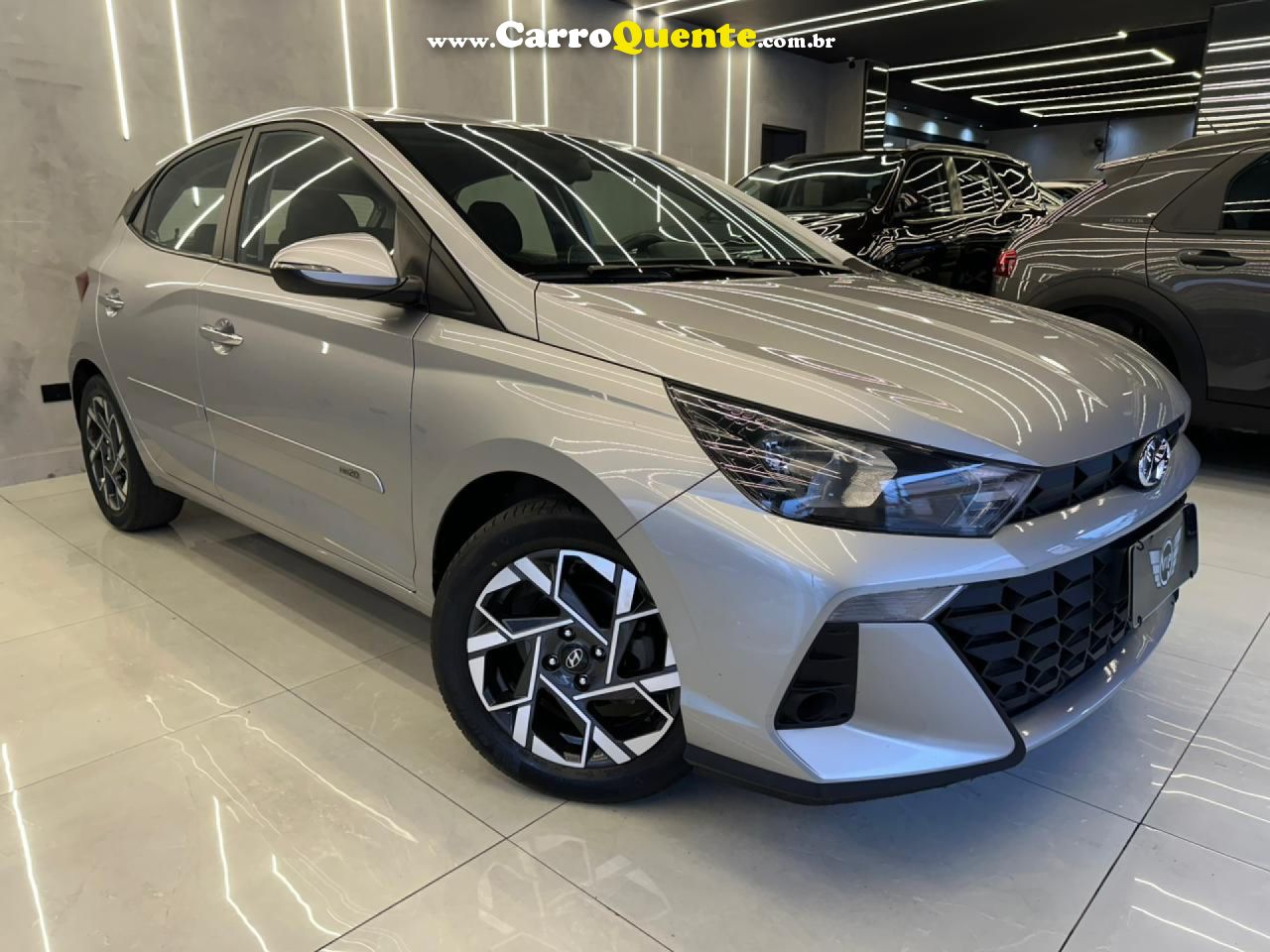 HYUNDAI   HB20 PLATINUM 1.0 TB FLEX 12V AUT.   PRATA 2023 1.0 FLEX - Loja