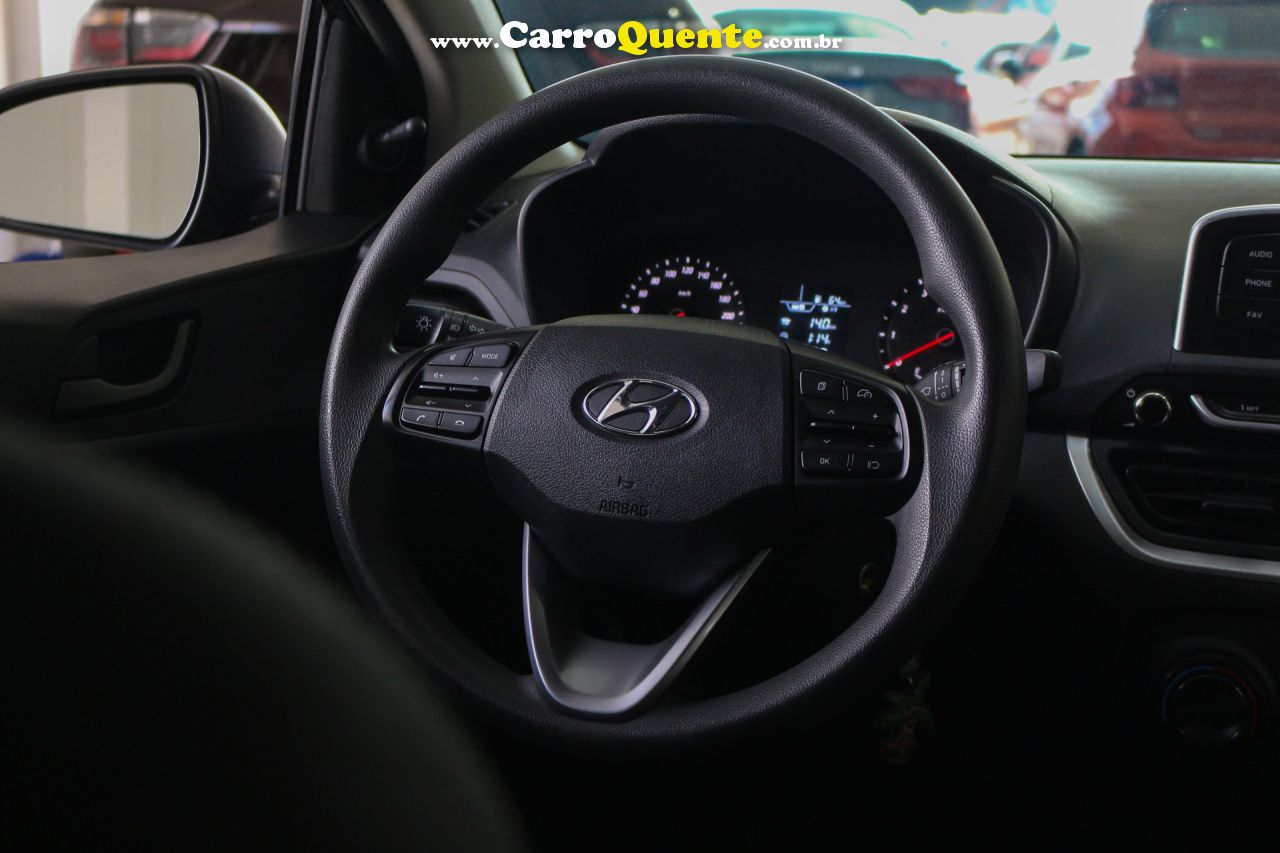 HYUNDAI   HB20 SENSE 1.0 FLEX 12V MEC.   PRETO 2023 1.0 FLEX - Loja