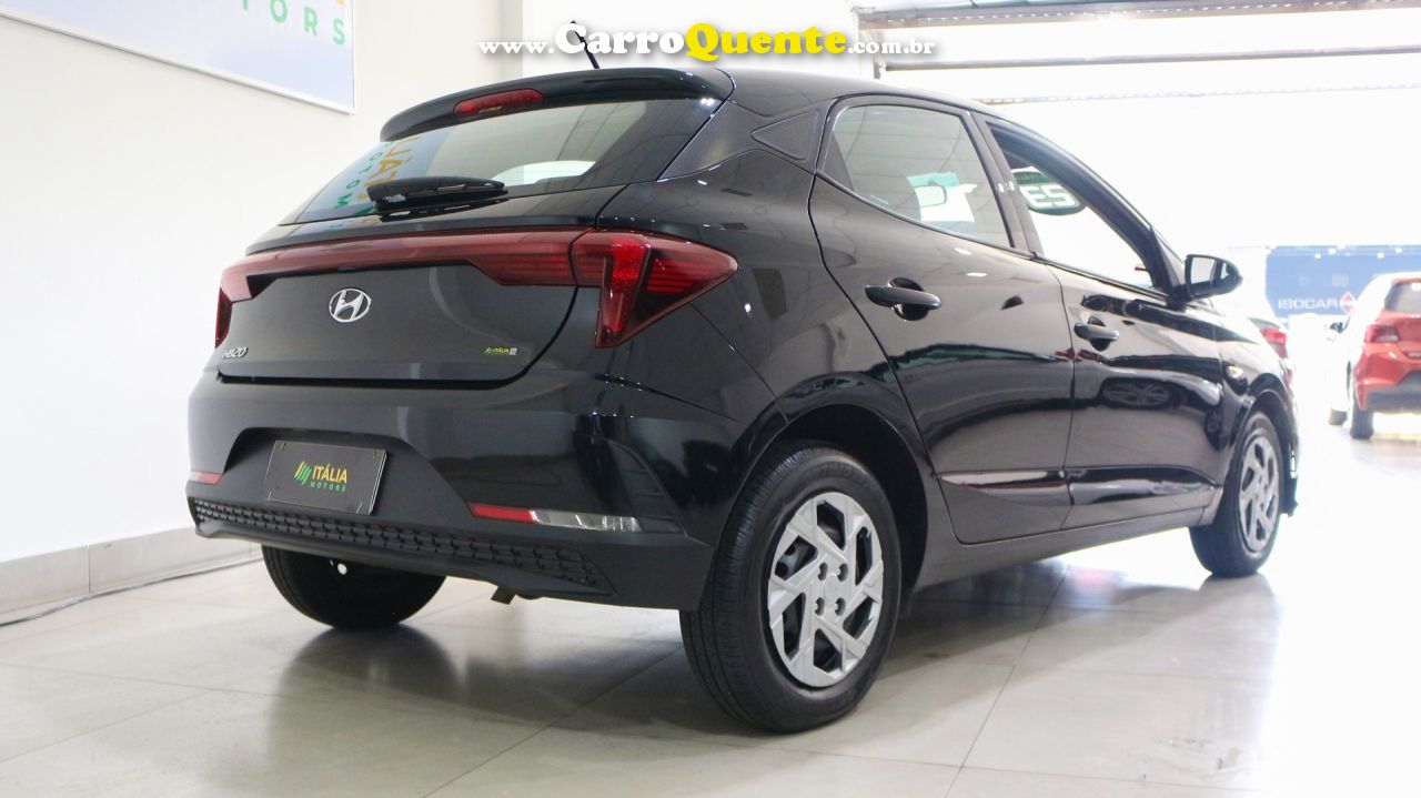 HYUNDAI   HB20 SENSE 1.0 FLEX 12V MEC.   PRETO 2023 1.0 FLEX - Loja