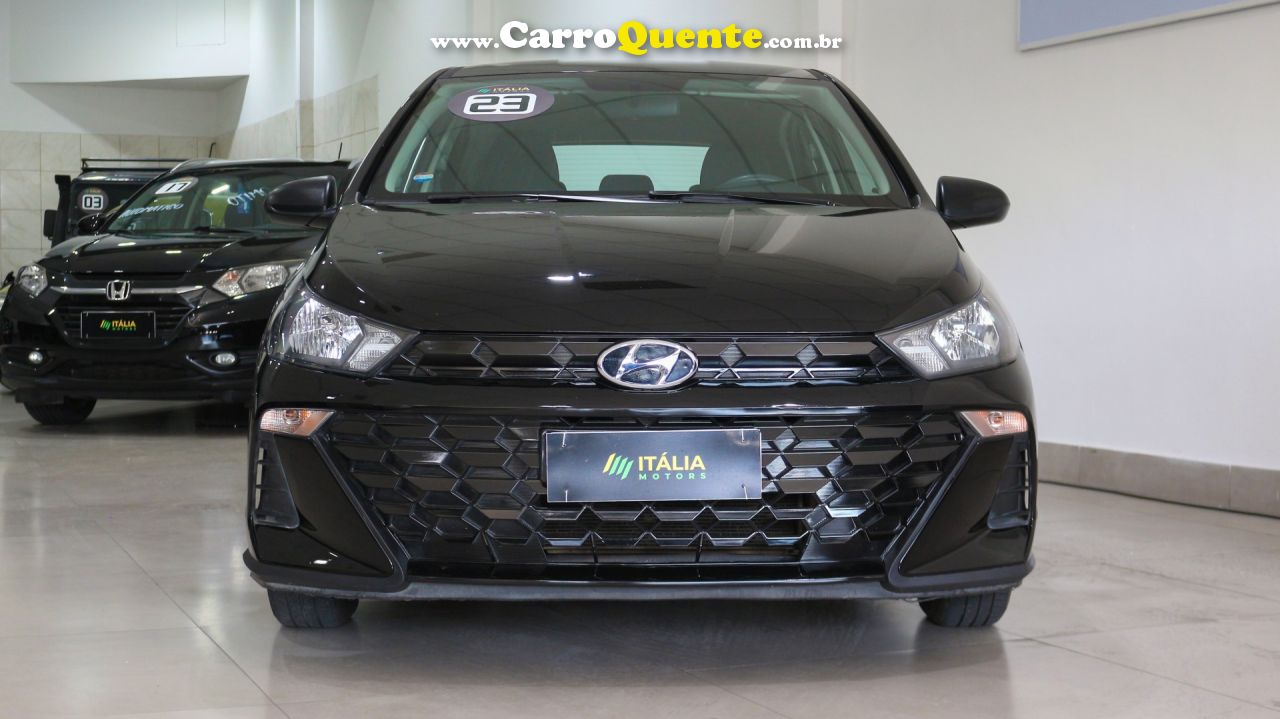 HYUNDAI   HB20 SENSE 1.0 FLEX 12V MEC.   PRETO 2023 1.0 FLEX - Loja
