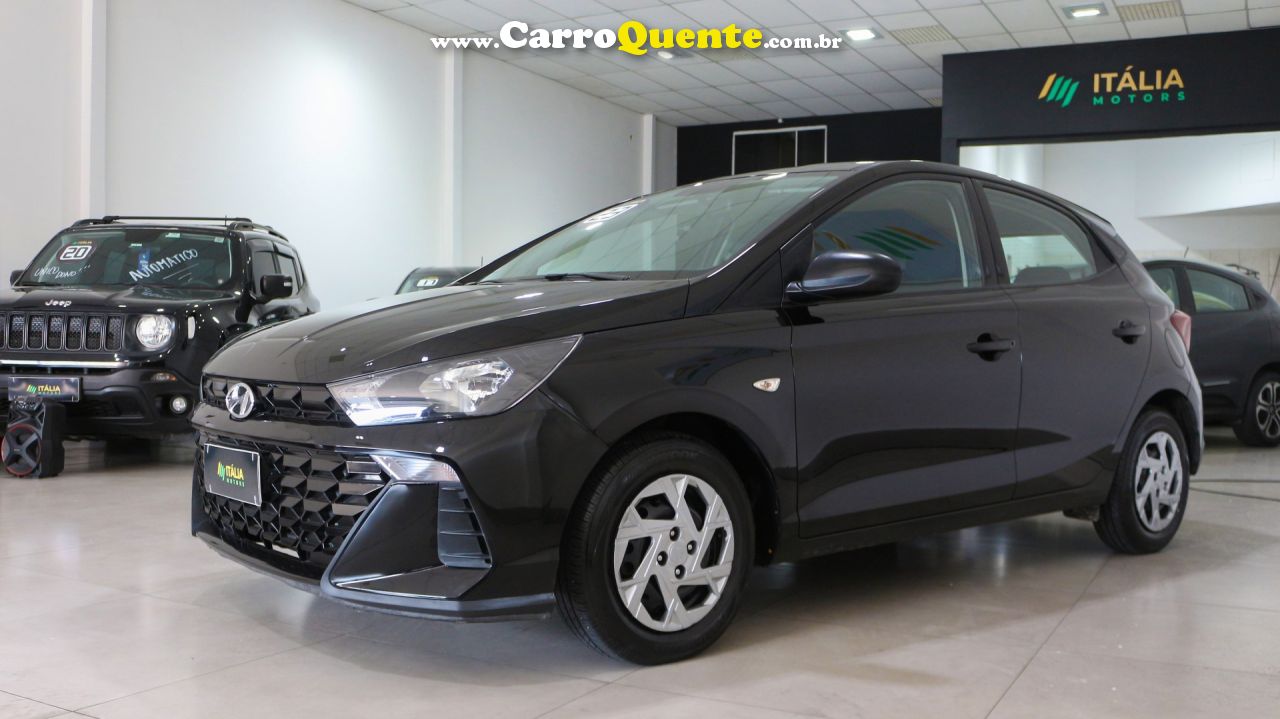HYUNDAI   HB20 SENSE 1.0 FLEX 12V MEC.   PRETO 2023 1.0 FLEX - Loja